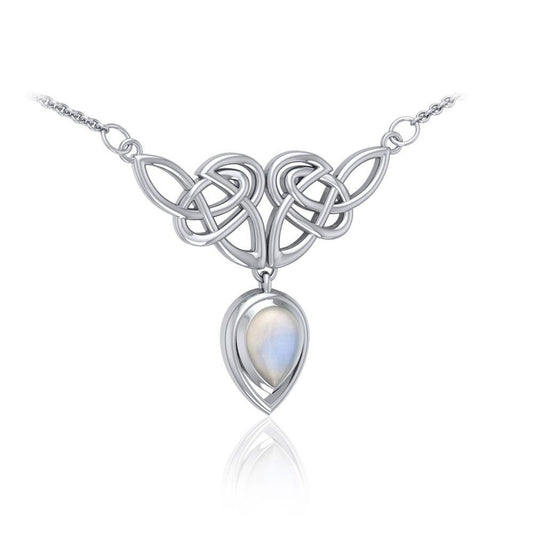 Celtic Knotwork Silver Necklace TN132
