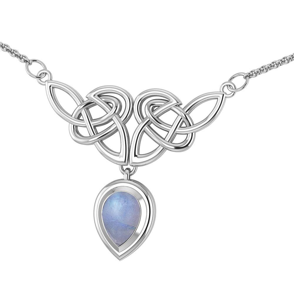 Celtic Knotwork Silver Necklace TN132