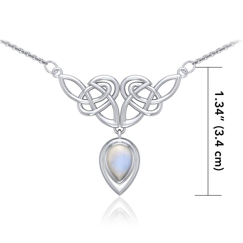 Celtic Knotwork Silver Necklace TN132
