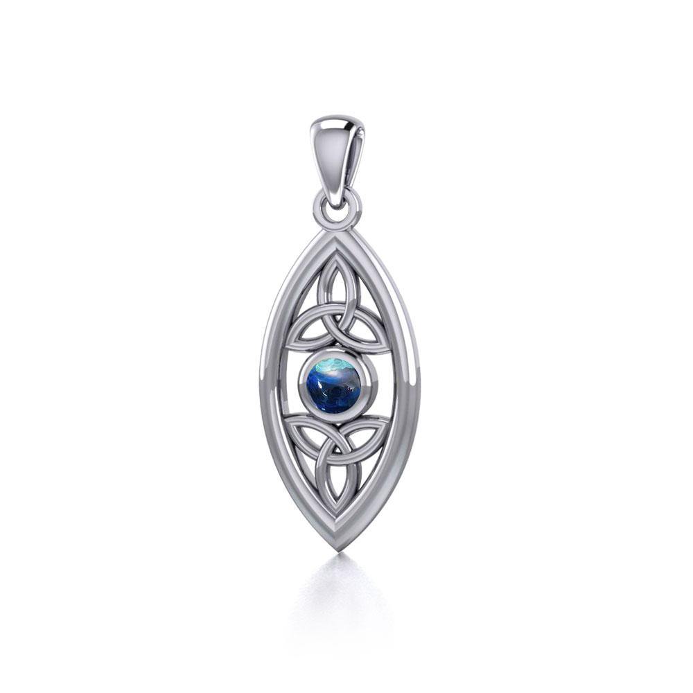 Celtic Triquetra Knot Silver Pendant TP1147