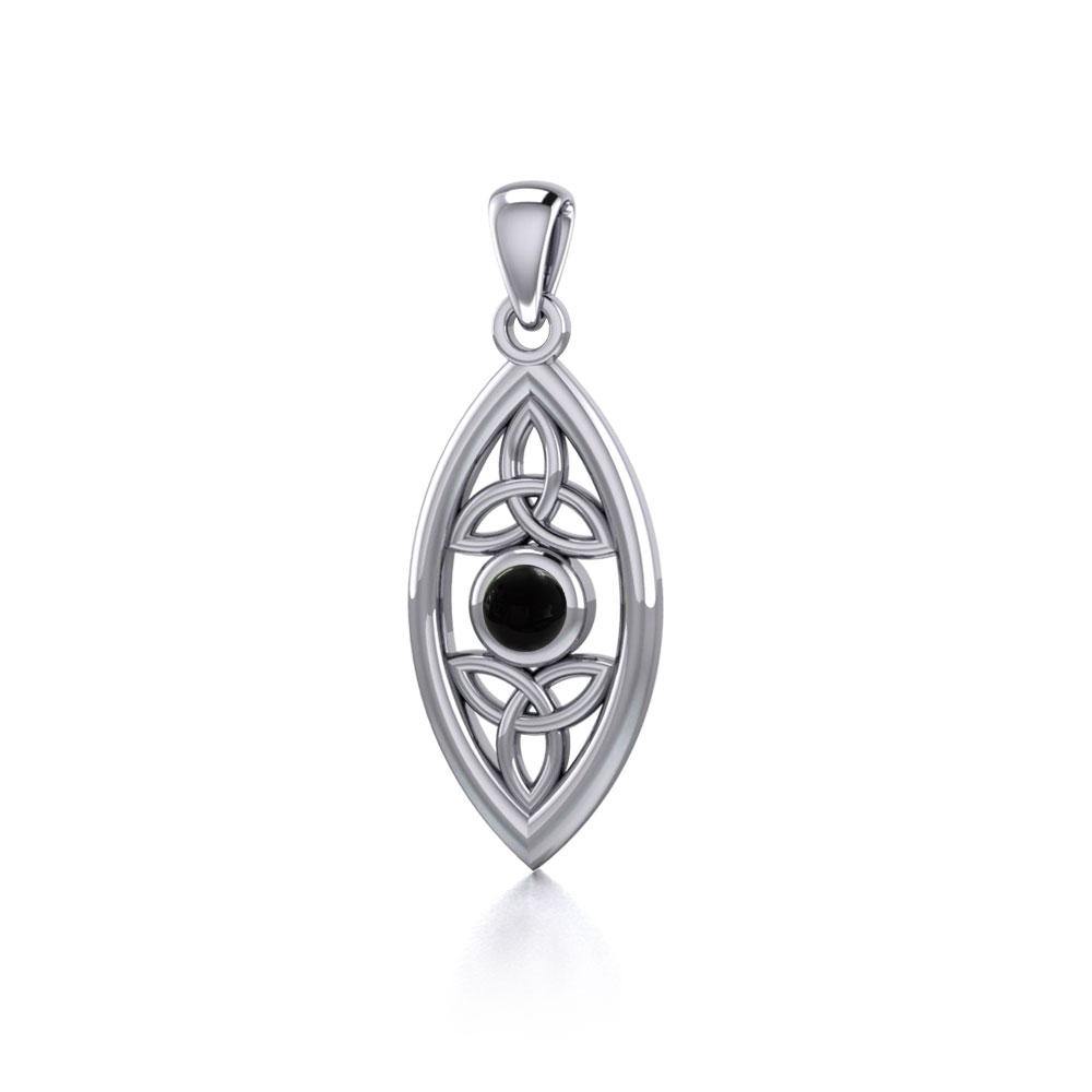 Celtic Triquetra Knot Silver Pendant TP1147