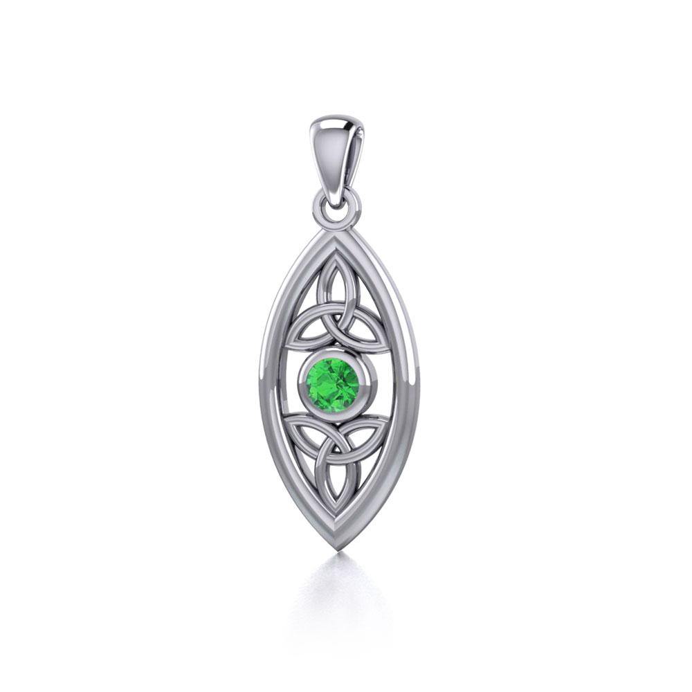 Celtic Triquetra Knot Silver Pendant TP1147
