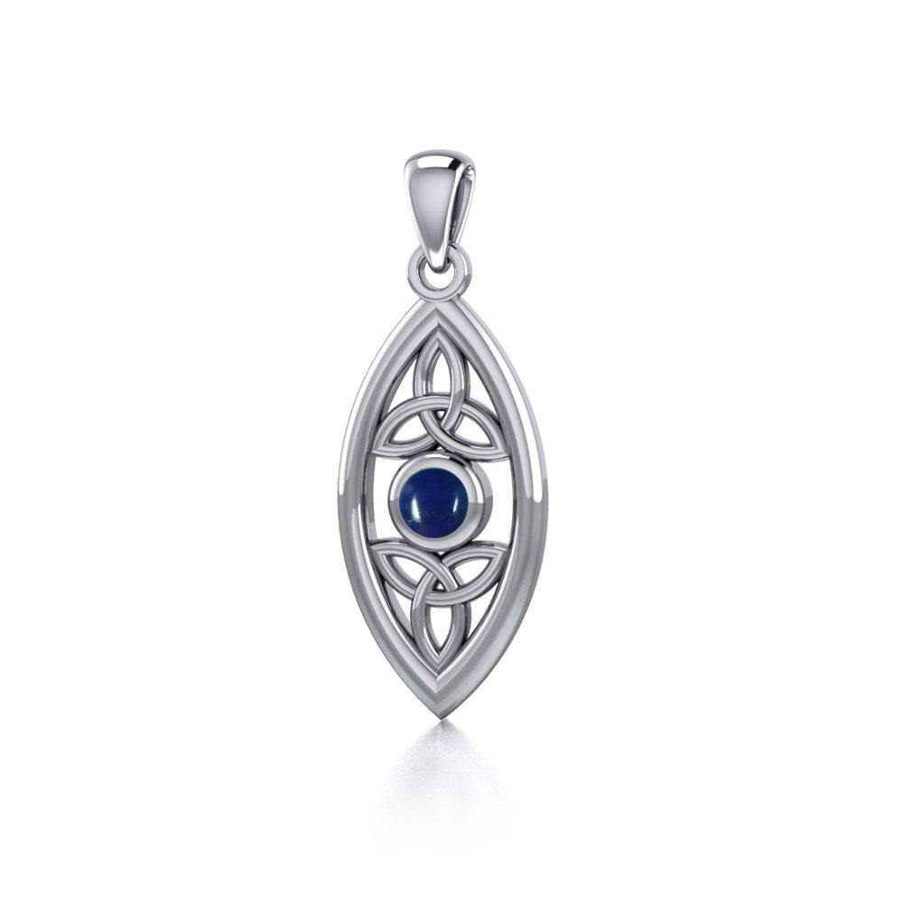Celtic Triquetra Knot Silver Pendant TP1147