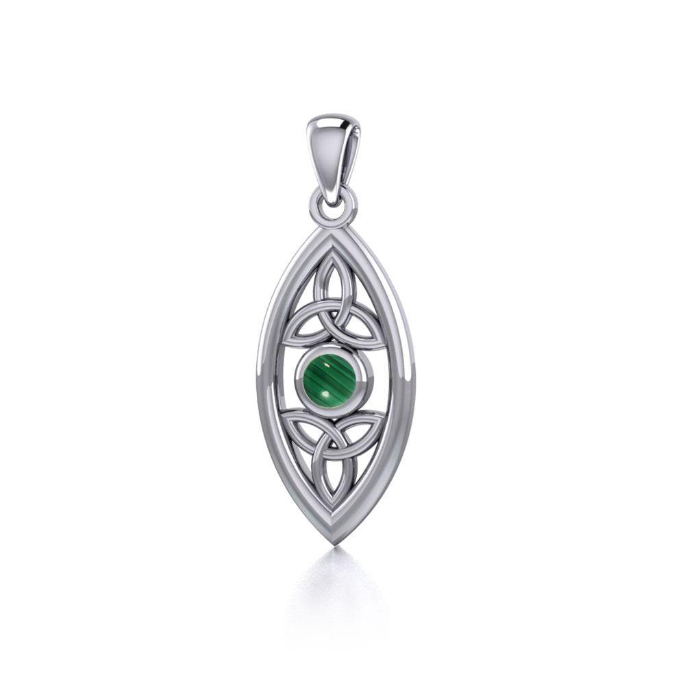Celtic Triquetra Knot Silver Pendant TP1147