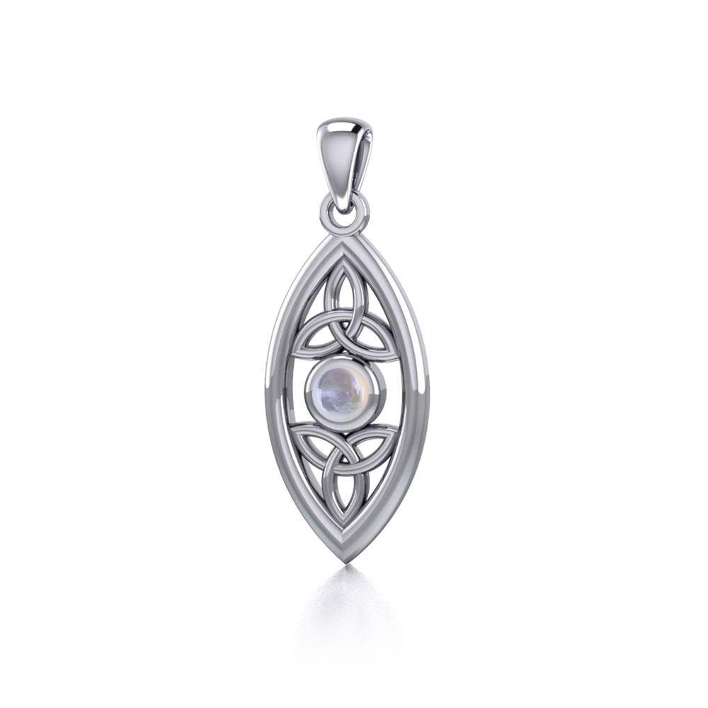 Celtic Triquetra Knot Silver Pendant TP1147