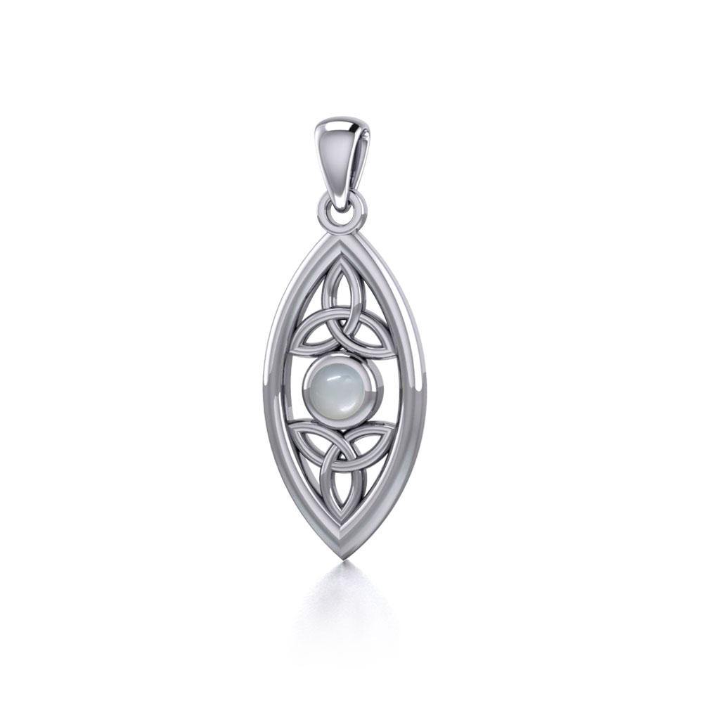 Celtic Triquetra Knot Silver Pendant TP1147
