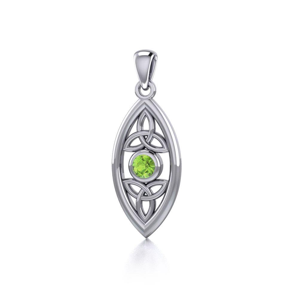 Celtic Triquetra Knot Silver Pendant TP1147