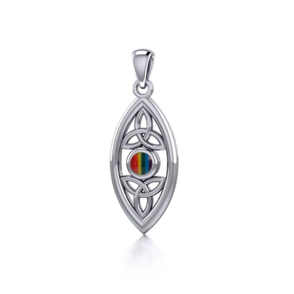 Celtic Triquetra Knot Silver Pendant TP1147