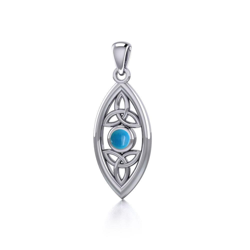 Celtic Triquetra Knot Silver Pendant TP1147