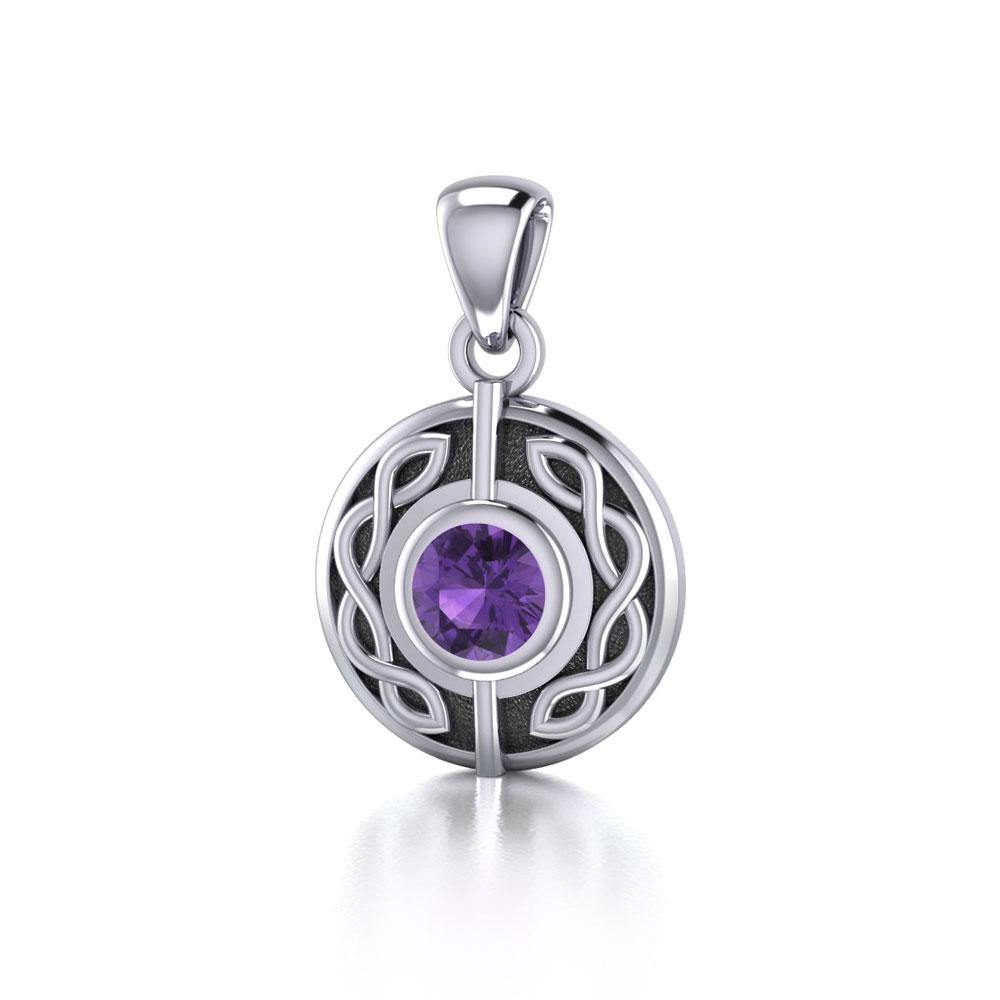 Celtic Knotwork Silver Pendant TP1176
