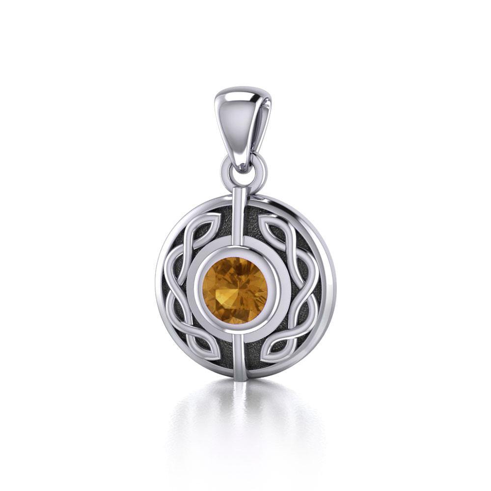 Celtic Knotwork Silver Pendant TP1176