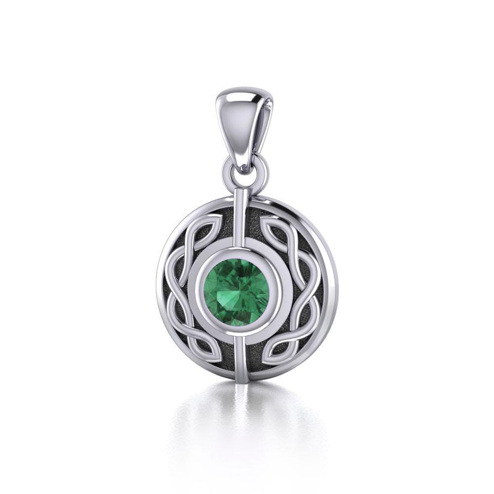 Celtic Knotwork Silver Pendant TP1176