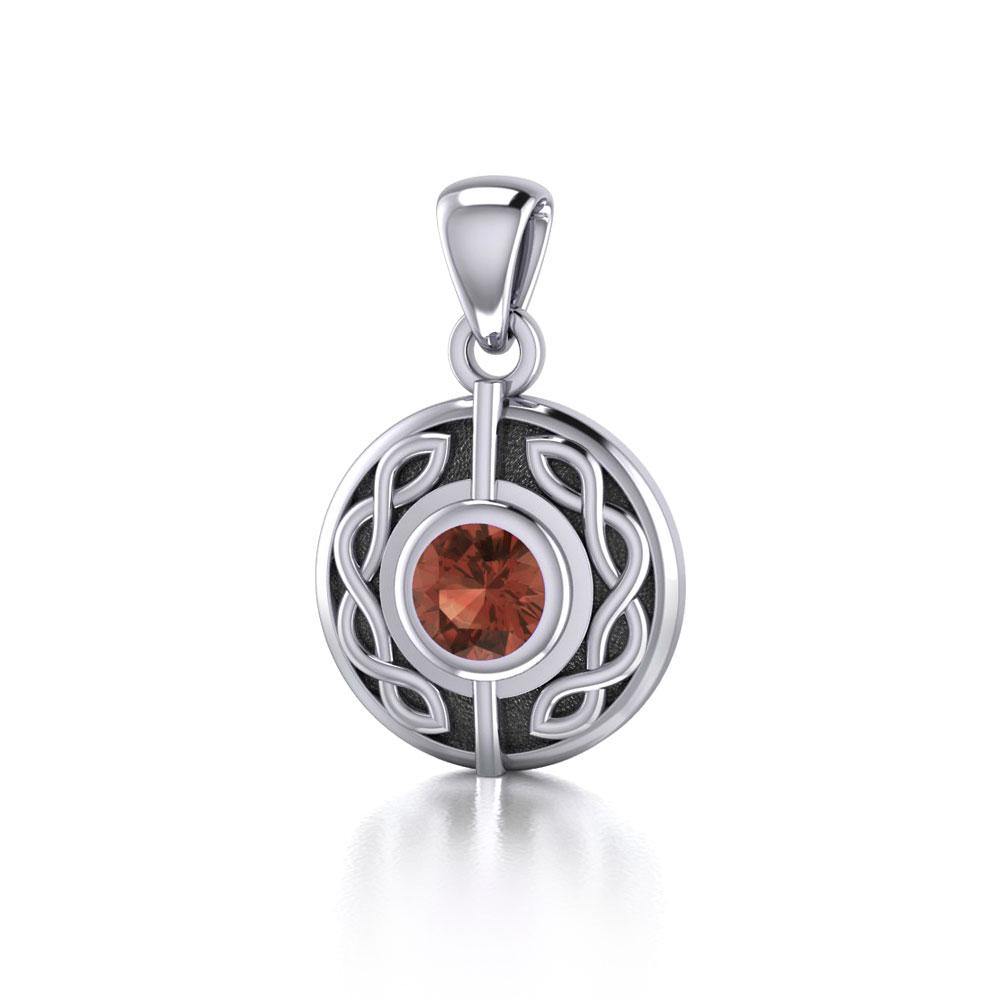 Celtic Knotwork Silver Pendant TP1176