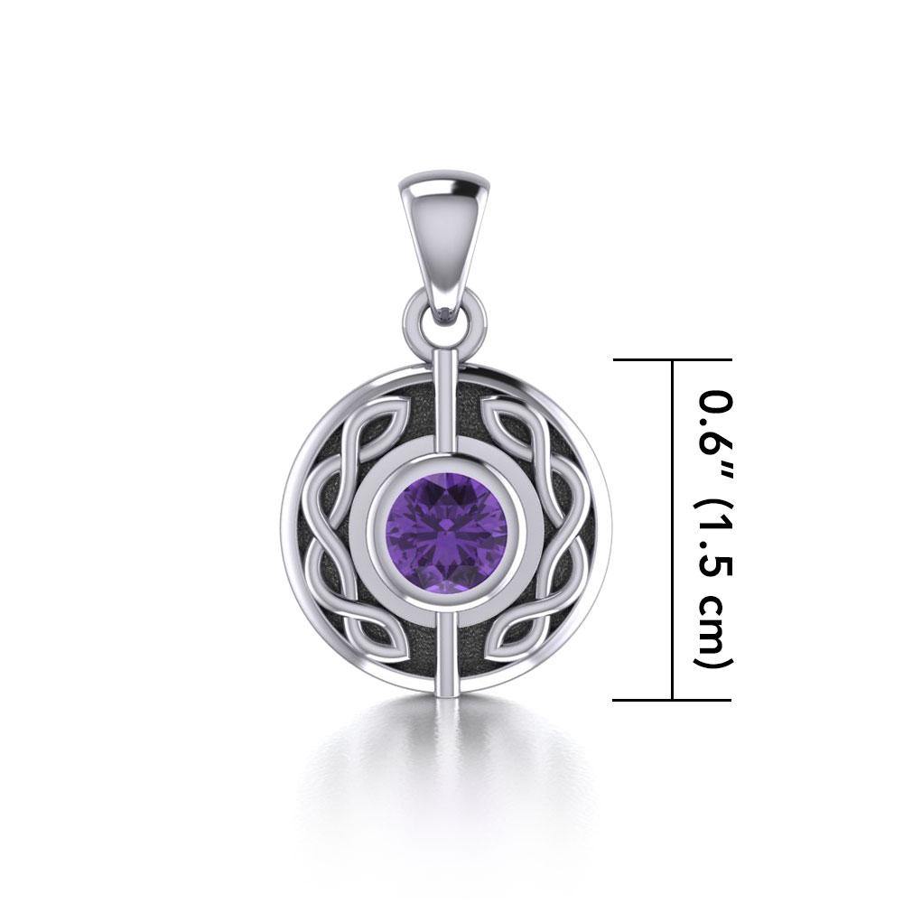 Celtic Knotwork Silver Pendant TP1176