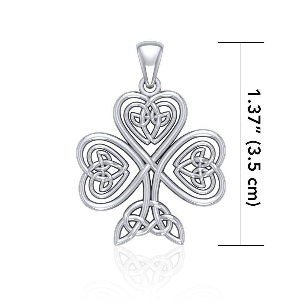 Celtic Knot Shamrock Pendant TP3415