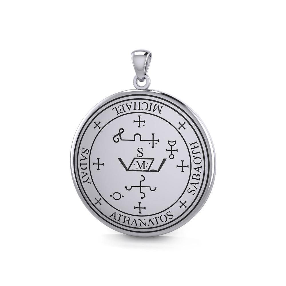 Archangel Michael Sterling Silver Pendant TPD2818