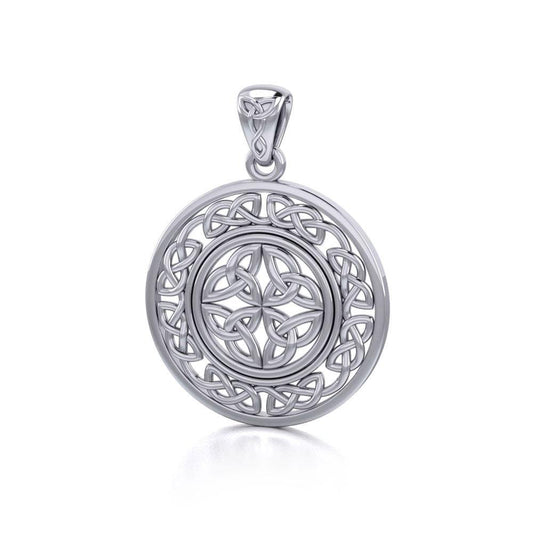 Celtic Knotwork Silver Pendant TPD3035