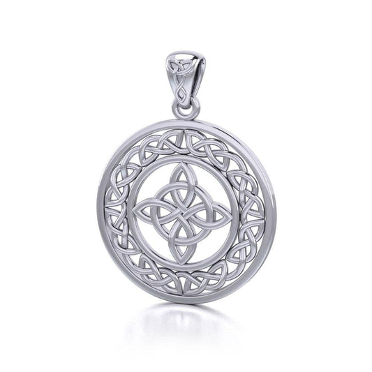 Celtic Knotwork Sterling Silver Pendant TPD728