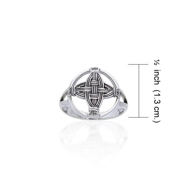 Celtic Cross of St. Brigid Ring TRI536